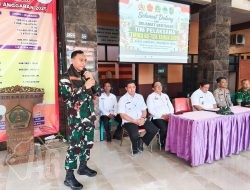 Penyambutan Satgas TMMD Ke-128 di Slempit, Dandim 0817/Gresik Tekankan Sinergi dan Pembangunan Berkelanjutan